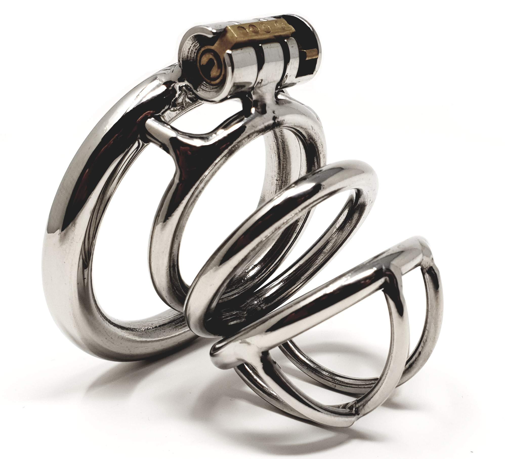 Bondage Masters Male Chastity Device with Lightweight Cage, 1 Count (Pack of 1)