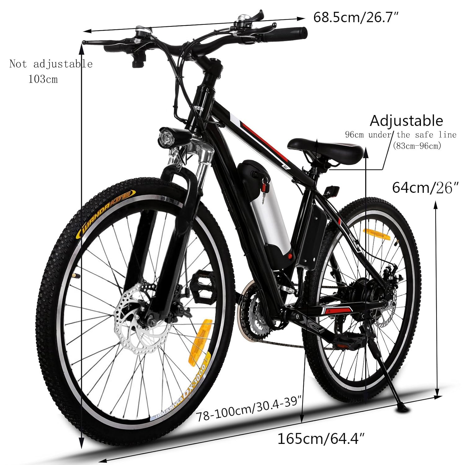 Aceshin 26'' Electric Mountain Bike review