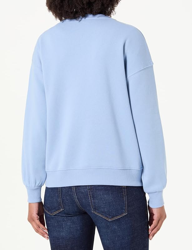 Vermont Round Neck Sweatshirt, Chinese Blue, S Women's