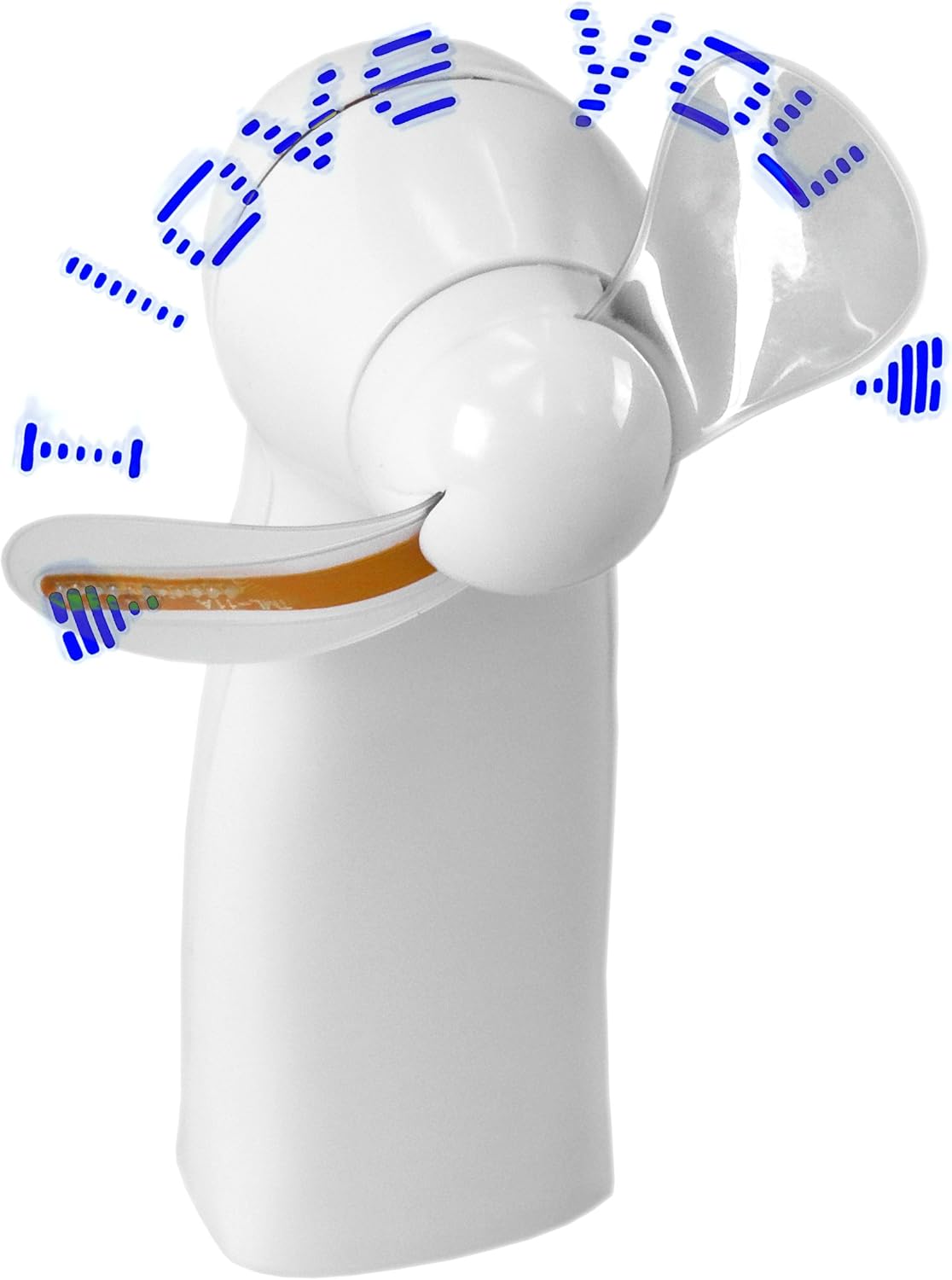 Heizen & Kühlen Handventilator LED Ventilator I Love You mit 11 blauen