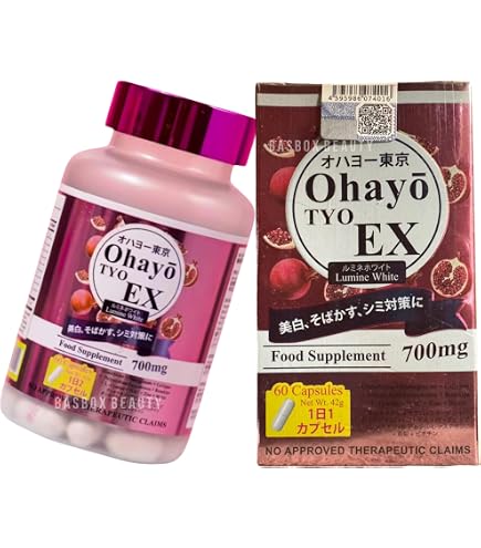 miryeo glutathione white up review Amazon.com: OhayoTYO EX Lumine White Glutathione 700mg, 60 Capsules :  Health & Household