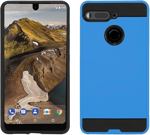 Amazon Com Essential Phone Ph 1 Case Shockproof Absorption Anti Scratch Rugged High Impact Hybrid Slim Protector Case For Essential Phone Ph 1 Navy