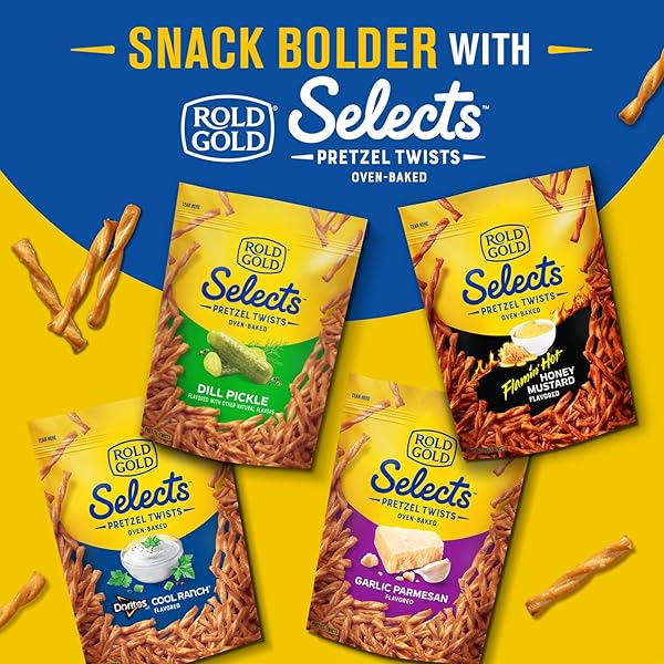 ROLD GOLD SELECTS, FLAMIN HOT HONEY MUSTARD PRETZEL TWISTS, 4 OZ