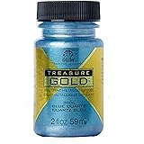 FolkArt Treasure Gold Metallic Acrylic Craft Paint, 2 oz, Blue Quartz