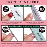 Fandamei 12 Pcs Nail Files & Buffer Set Manicure Pedicure Tools Kit view 2