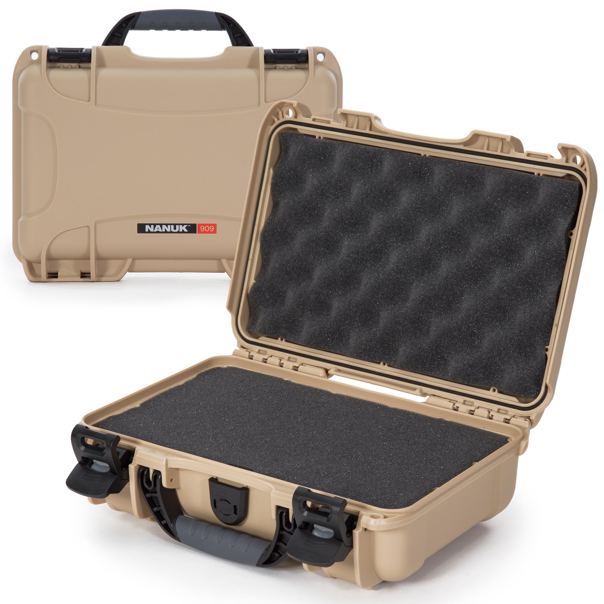 Nanuk 909 Waterproof Hard Case with Foam Insert - Tan — image 1
