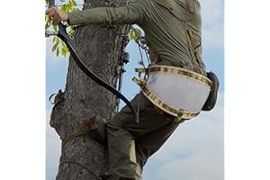 Tree Saddle Hunting, Adjustable Saddle Hunting System with Carry Bag, Comfortable Lightweight Tree Climbing Saddle for Deer H