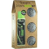 Grangers Down Wash Kit (Includes 3 Wool Dryer Balls) | Wash-In Detergent For Down &amp; Synthetic Down, Insulated Jackets, Sleeping Bags, Comforters, Puffers, Woollen Dryer Balls