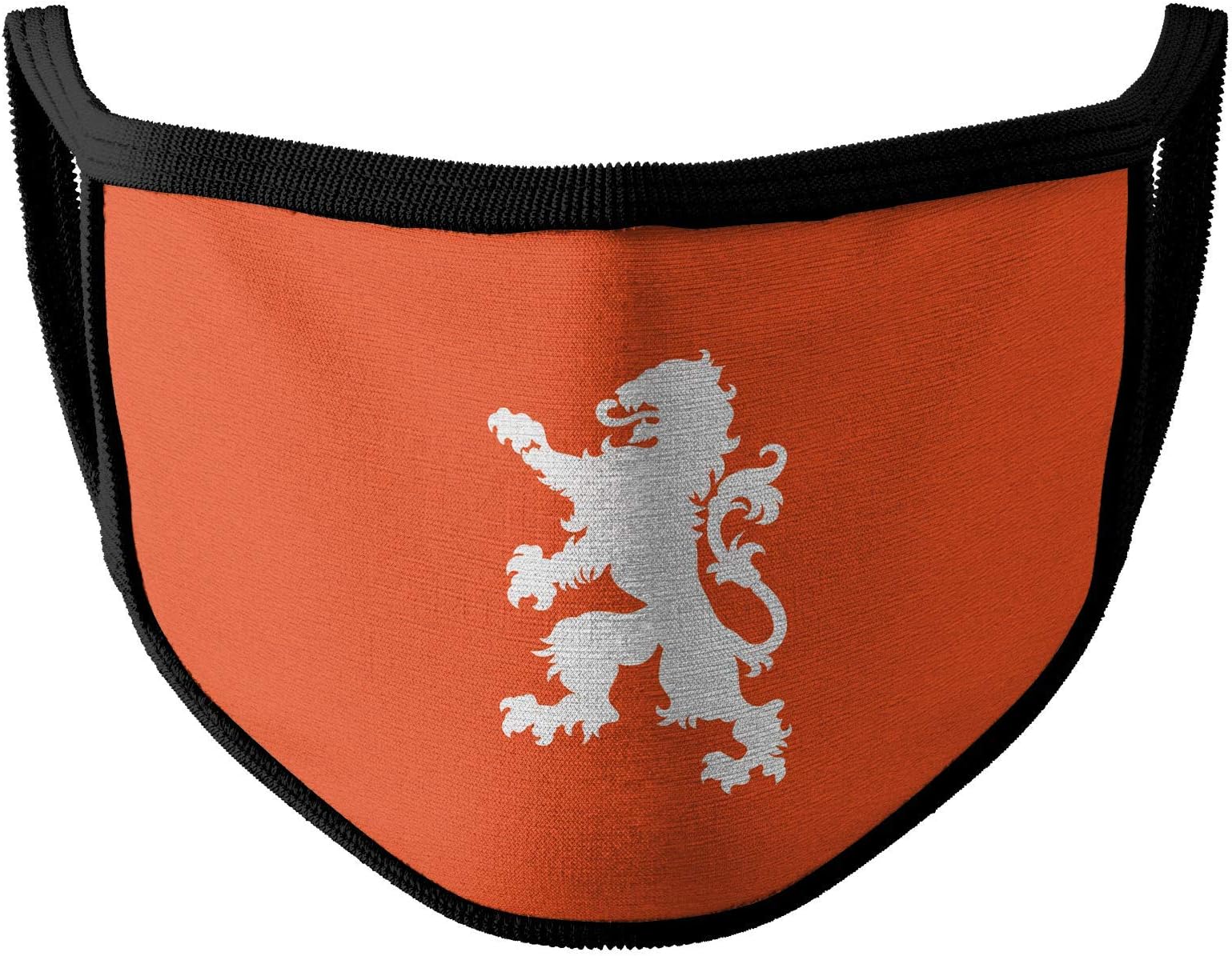 Dutch Republic Lion Face Mask | Coat of Arms of the Netherlands | Dutch Face Mask | Netherlands Flag Face Mask | Comfortable, Reusable Mask