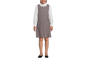 Lands' End Girls Uniform Plaid Jumper
