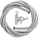 Refrigerator Water Line Kit for Ice Maker Braided