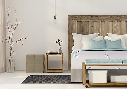 Amazon Com Lifestyle Sleep 14 Cool Blue Memory Foam Mattress