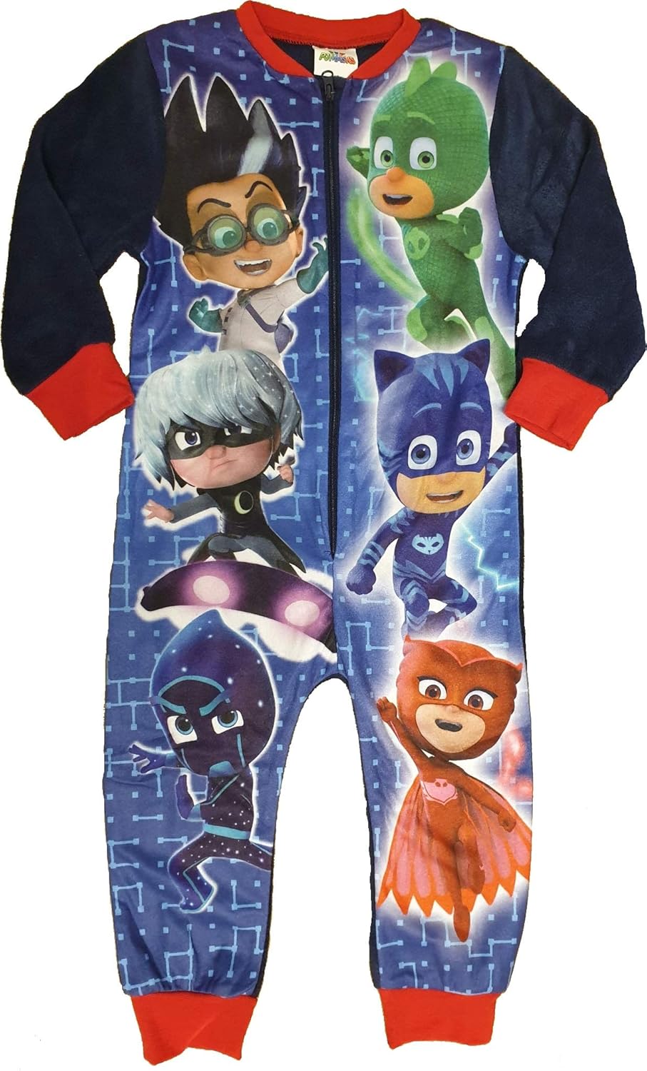 girls fleece sleepsuit