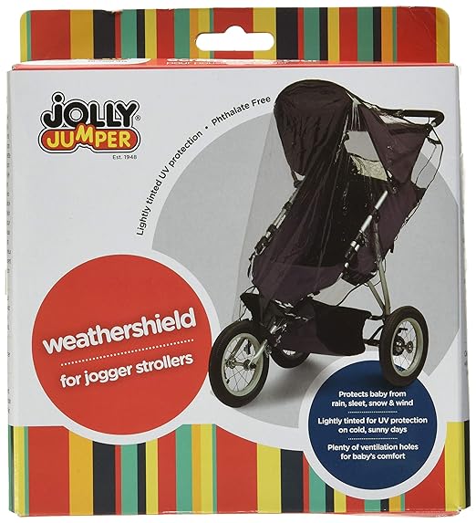 jolly jumper double stroller rain cover