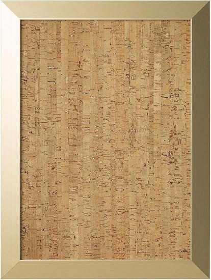 Amazon Com Mastervision Decorative Cork Bulletin Pin Board Gold