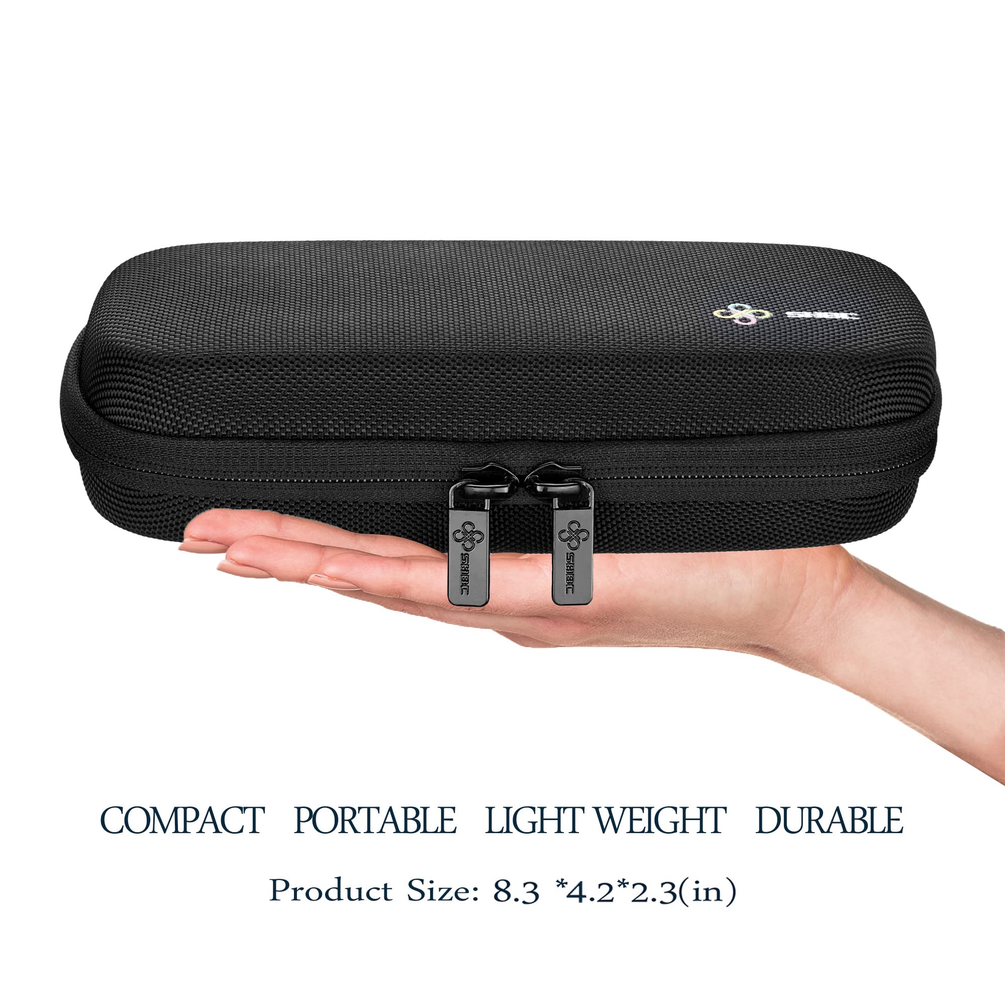 SHBC Insulin Cooler Travel Case for Diabetic Organize Medication Insulated Cooling Bag with 2 Ice Packs Black