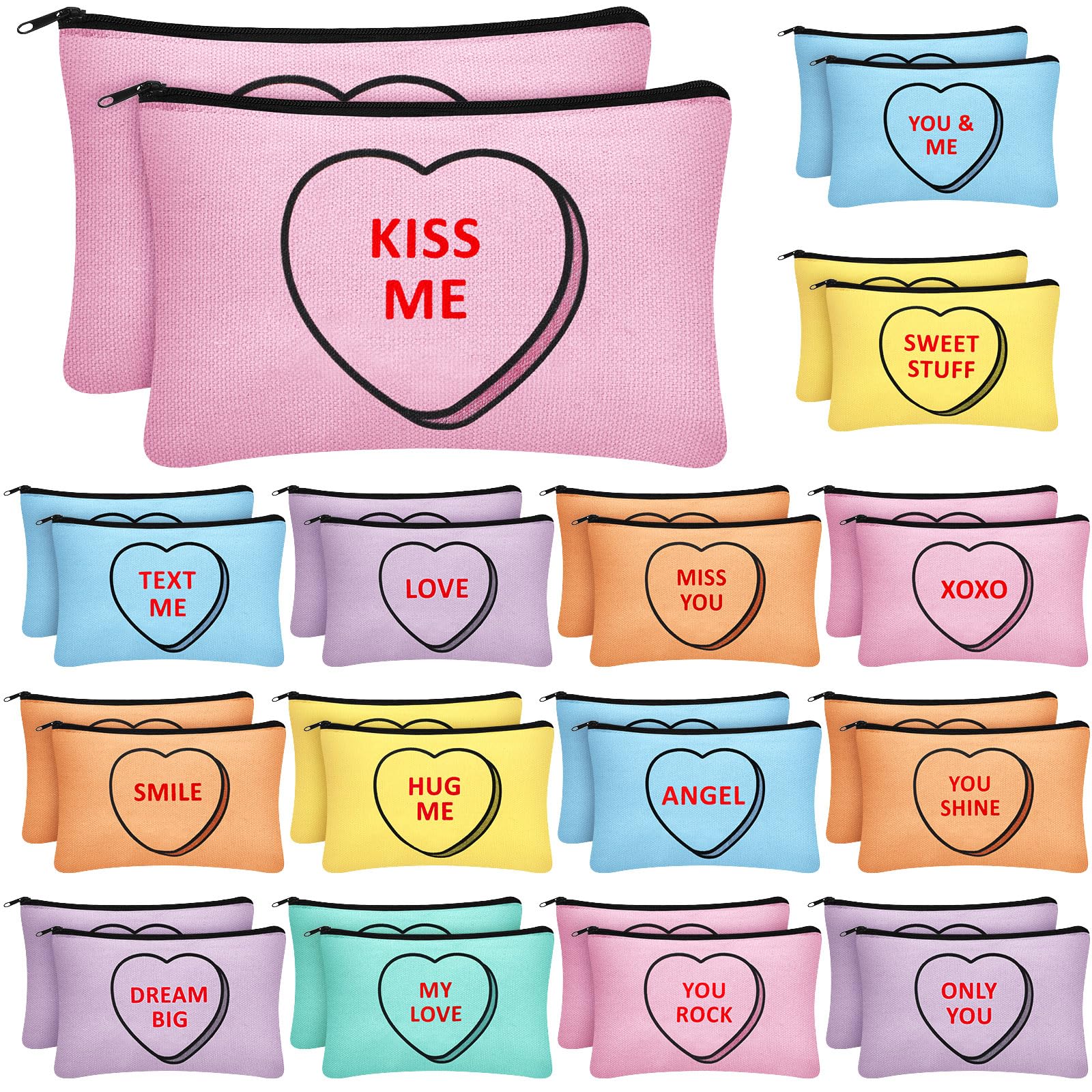 Valentine’s Day Bundle – Starter Kit with Love Stickers, Pink Beauty Bag & Glitter Gloss main image 1