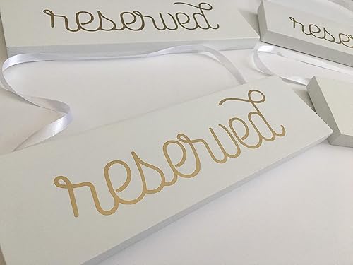 Amazon Com Reserved Signs For Wedding Reserved Signs Reserved