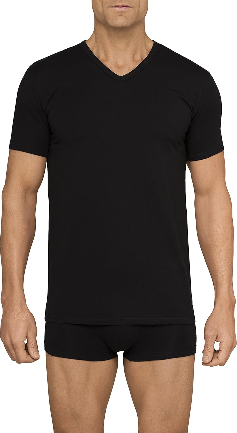 Calvin Klein Men's Cotton Stretch Multipack V Neck T-Shirts at  Men’s Clothing store