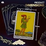 SOL 78pcs Tarot Card Deck and Guide Book for Beginners and Pros view 3