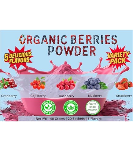 Amazon.com: Freeze Dried Fruit Powder Variety Pack | Organic 5