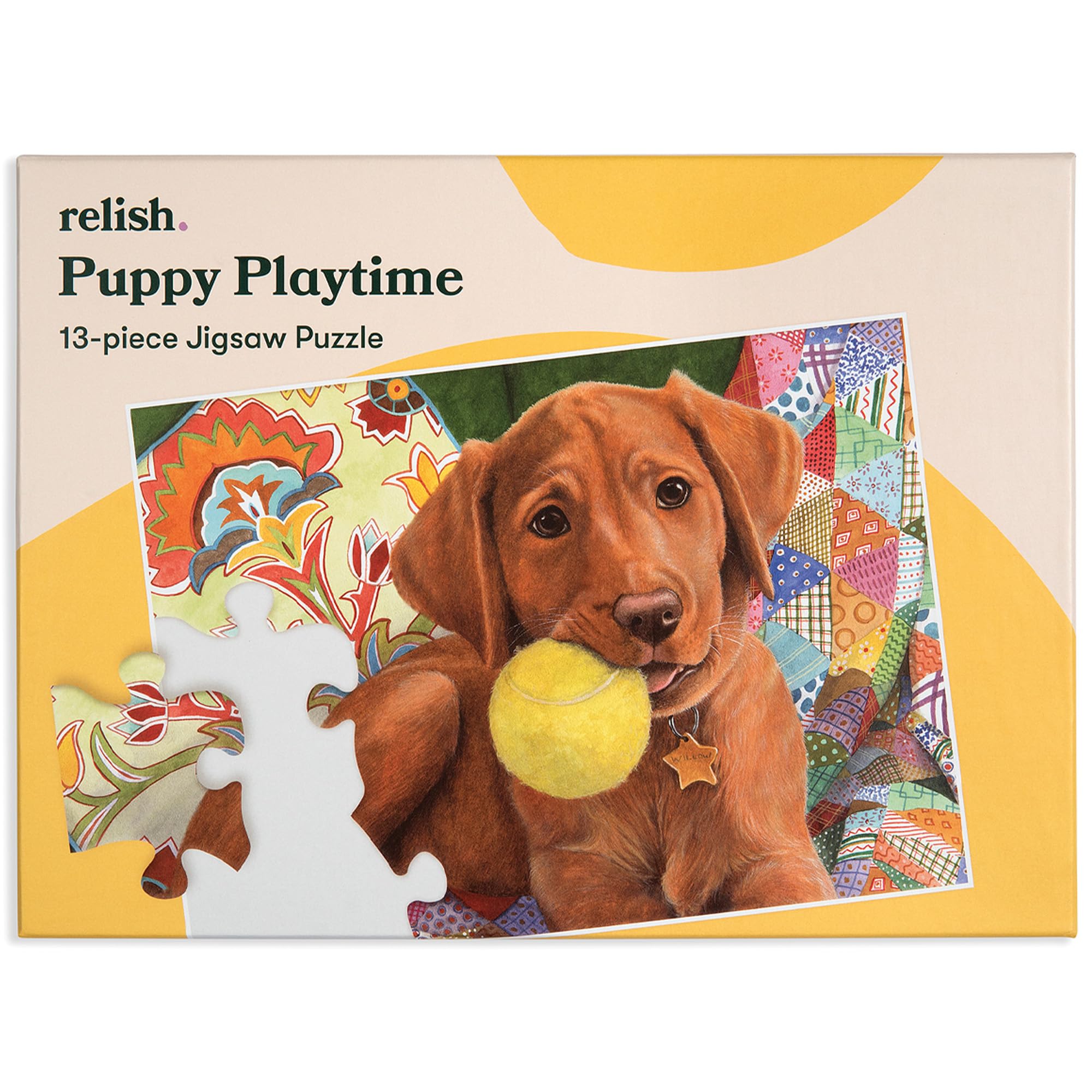 Relish - Dementia Jigsaw Puzzles for Adults - 13 Piece Puppy Playtime Puzzle - Activities & Gifts for Elderly People with Alzheimer's