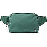 Pander Belt Bag Large 2L, Nylon Fanny Pack Purse for Women and Men with Adjustable Strap