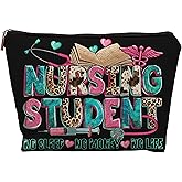 uinwk Nursing Student Makeup Bag, Nursing Student Gifts, Nursing Student Essentials, Future Nurse Gifts, Nurse Appreciation Gifts, Nurse Accessories, Nurse Graduation Gifts Cosmetic Bag Makeup Pouch
