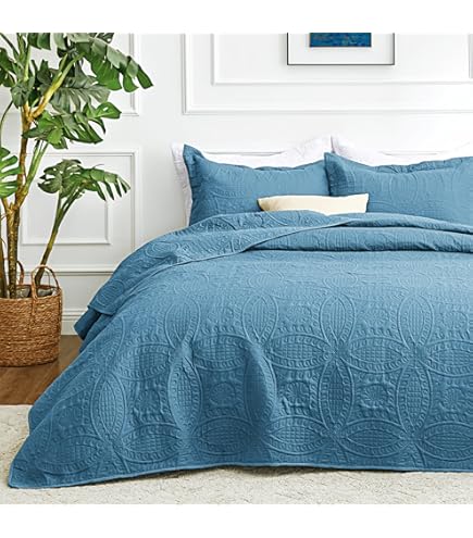Amazon.com: Exclusivo Mezcla Queen Quilt Bedding Set, Lightweight