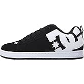 DC mens Court Graffik Casual Skateboarding Shoe, Black, 8.5 US