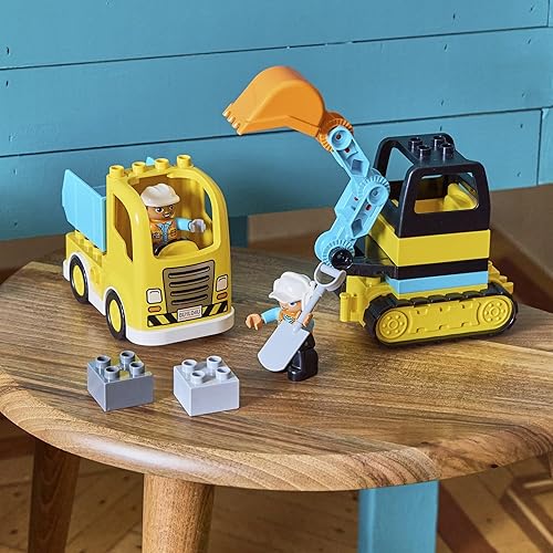 LEGO DUPLO Town Truck Tracked Excavator Toddler Building Blocks