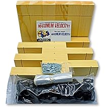 Maximum Velocity Derby Car Kits, Shaped | Bulk Pack (12) | Pre-Shaped Pine Block