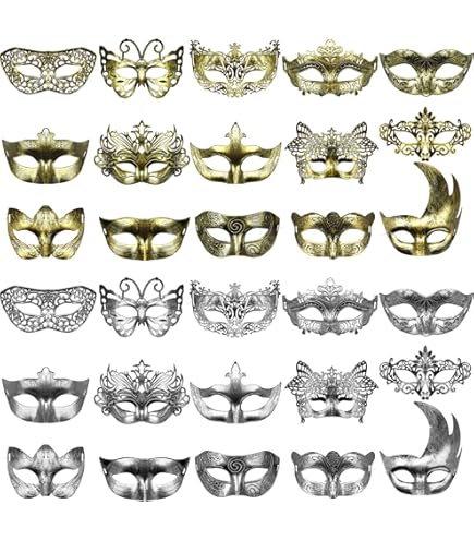 その他 Na Amazon.com: 20 Pieces Lace Mask Masquerade Venetian Eyemask