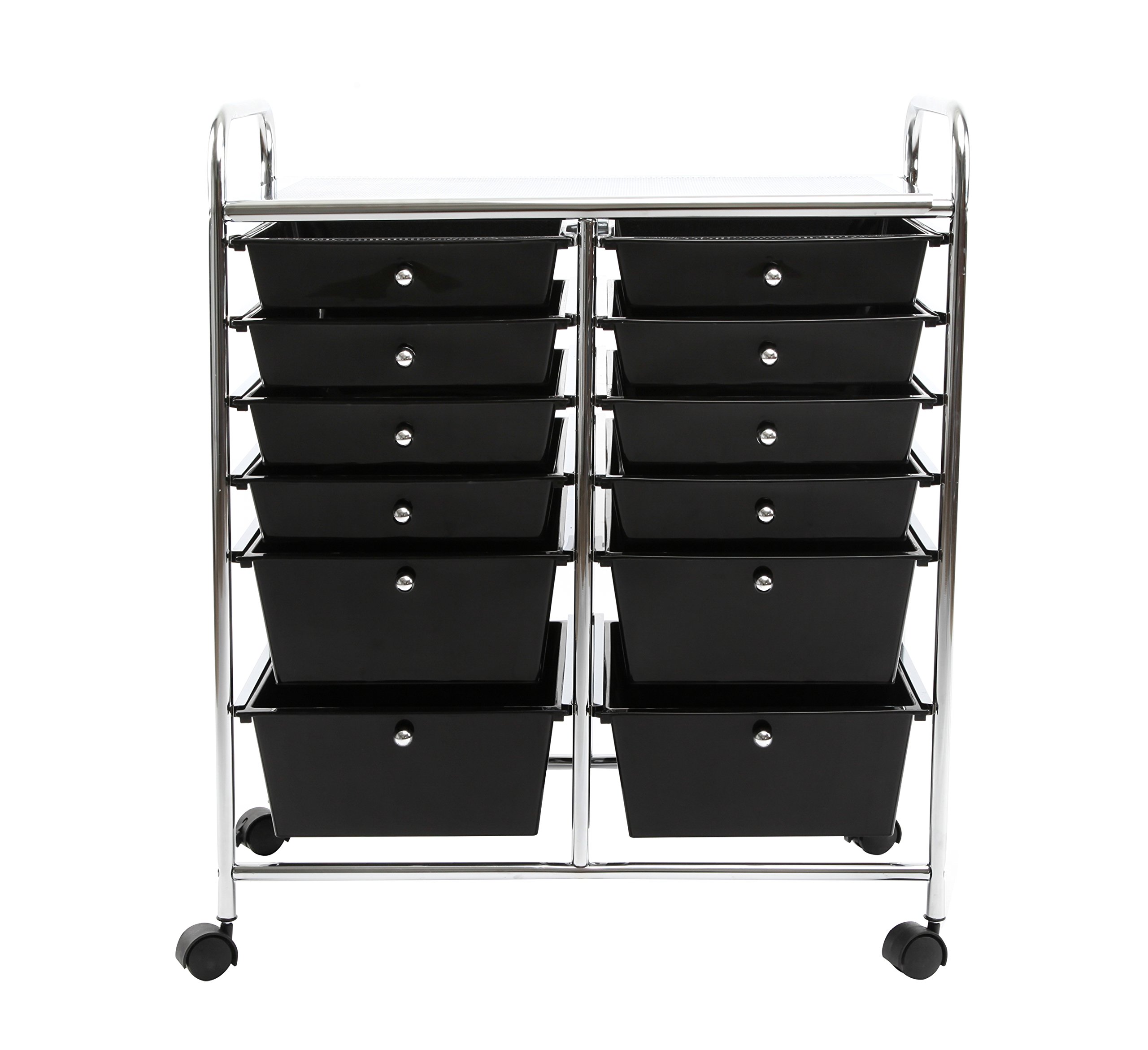 Galleon Finnhomy 12 Drawer Plastic Portable Mobile Organizer