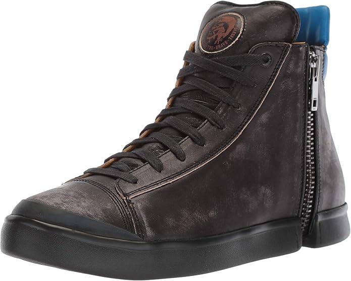 Amazon.com | Diesel Men's Zip-Round S-Nentish-Sneaker Mid | Fashion Sneakers