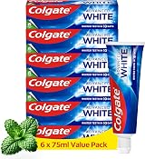 Colgate Advanced White Toothpaste 6 x 75 ml Mint Whitening Micro-Crystals 10 view 1