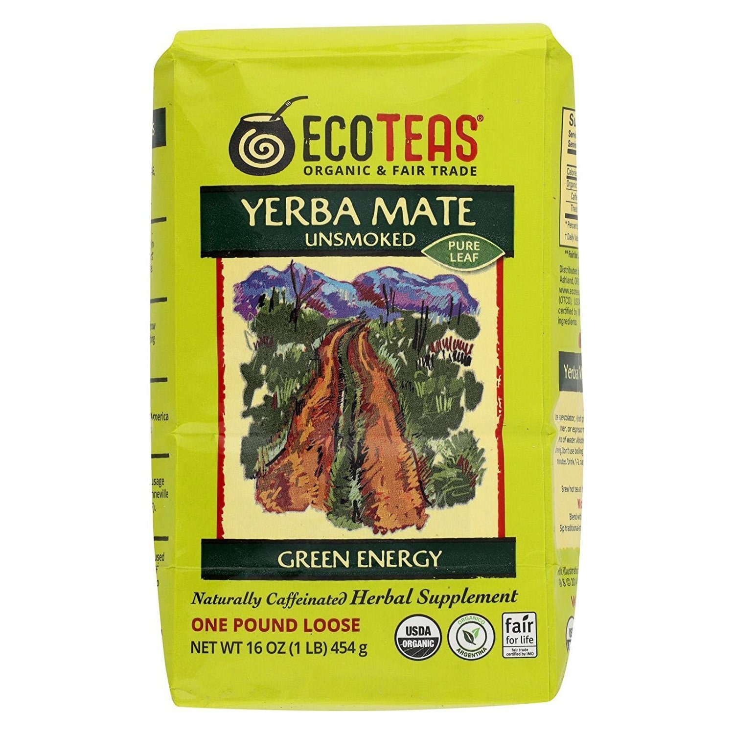 PREMIUM Organic Yerba Mate Loose Leaf Rainforest Grown