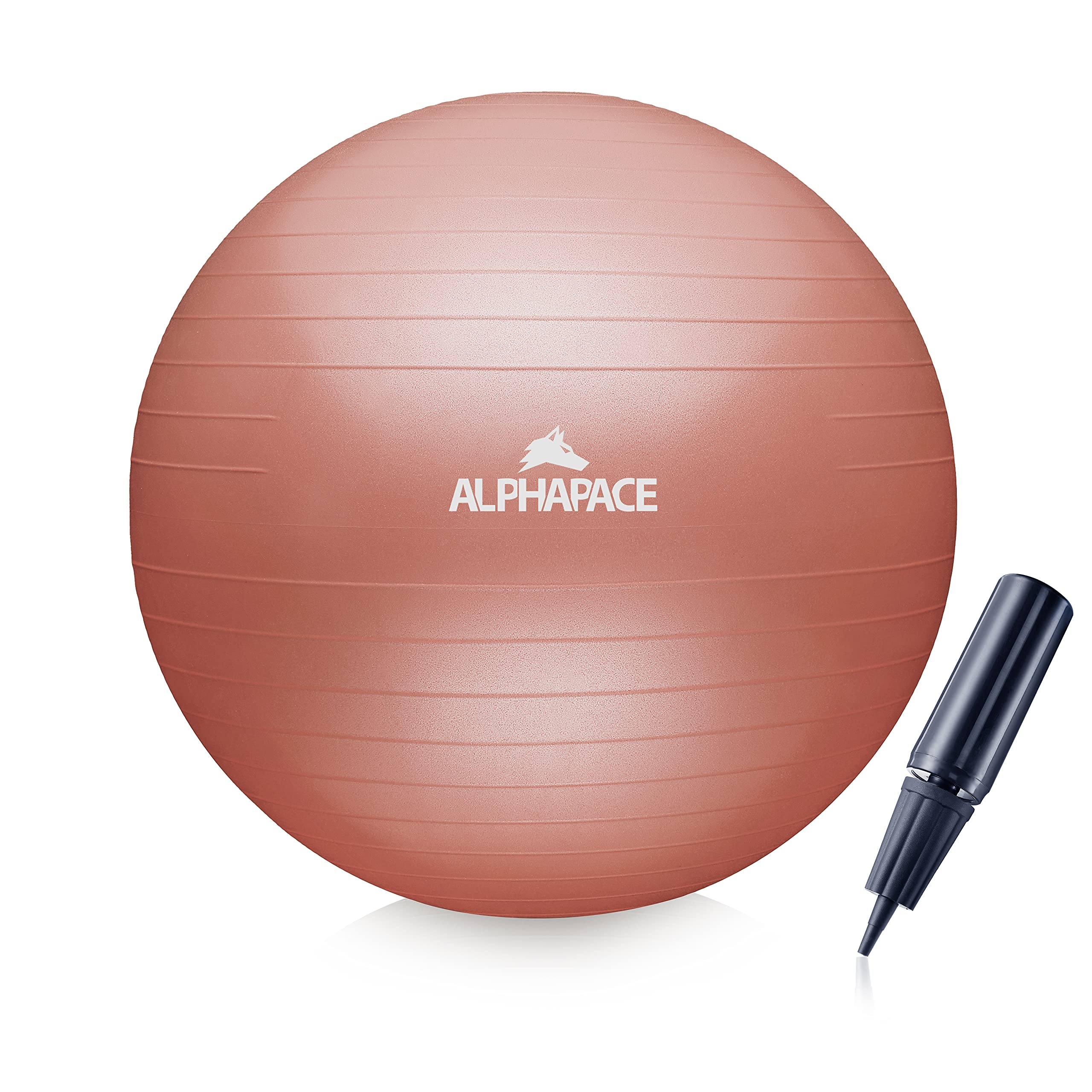 ALPHAPACE Thick Anti-Burst Gymnastics Ball with Air Pump, Training Ball for Fitness, Yoga, Gymnastics, Core Training, Use at office, gym or home