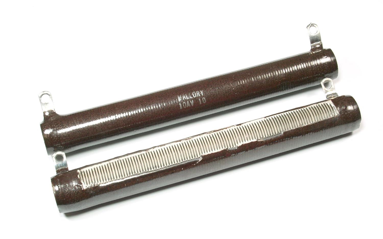 1pc Mallory Adjustable Resistor 10 ohm, 100 watt, Ceramic Power