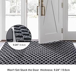 BESTVUE 2' x 49' Runner Rugs with Rubber