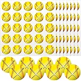 Crtiin 200 Pcs Softball and Bat Helmet Decals Vinyl Sports Softball Stickers Self Adhesive Helmet Stickers Helmet Decals Softball Accessories for Softball, Batting