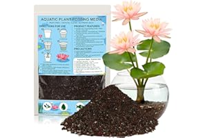 PJT Aquatic Plant Soil for Water Lily & Lotus – Clay-Based, Nutrient-Rich Pond Plant Growing Medium, Ideal for Small Ponds & Water Gardens, Safe for Fish & Aquatic Life 2LB