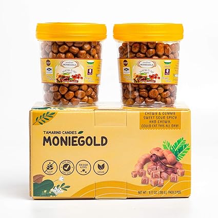 Amazon Com Moniegold Chewy Tamarind Candy Weight 4 58 Ounce Made From Fresh Sweet Sour Spicy Tamarind Chewy Pack Of 2 Grocery Gourmet Food