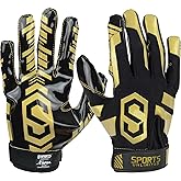 Sports Unlimited Clutch Adult Receiver Football Gloves