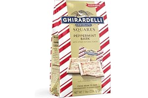 GHIRARDELLI Peppermint Bark Chocolate Squares, 7.9 OZ Bag