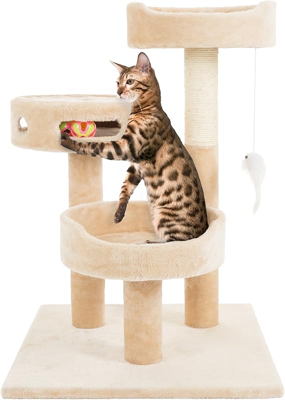 3 tier ball cat toy