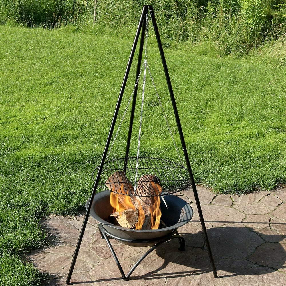 Amazon Com Coloful Patio Outdoor Portable Fire Pit Grill Steel