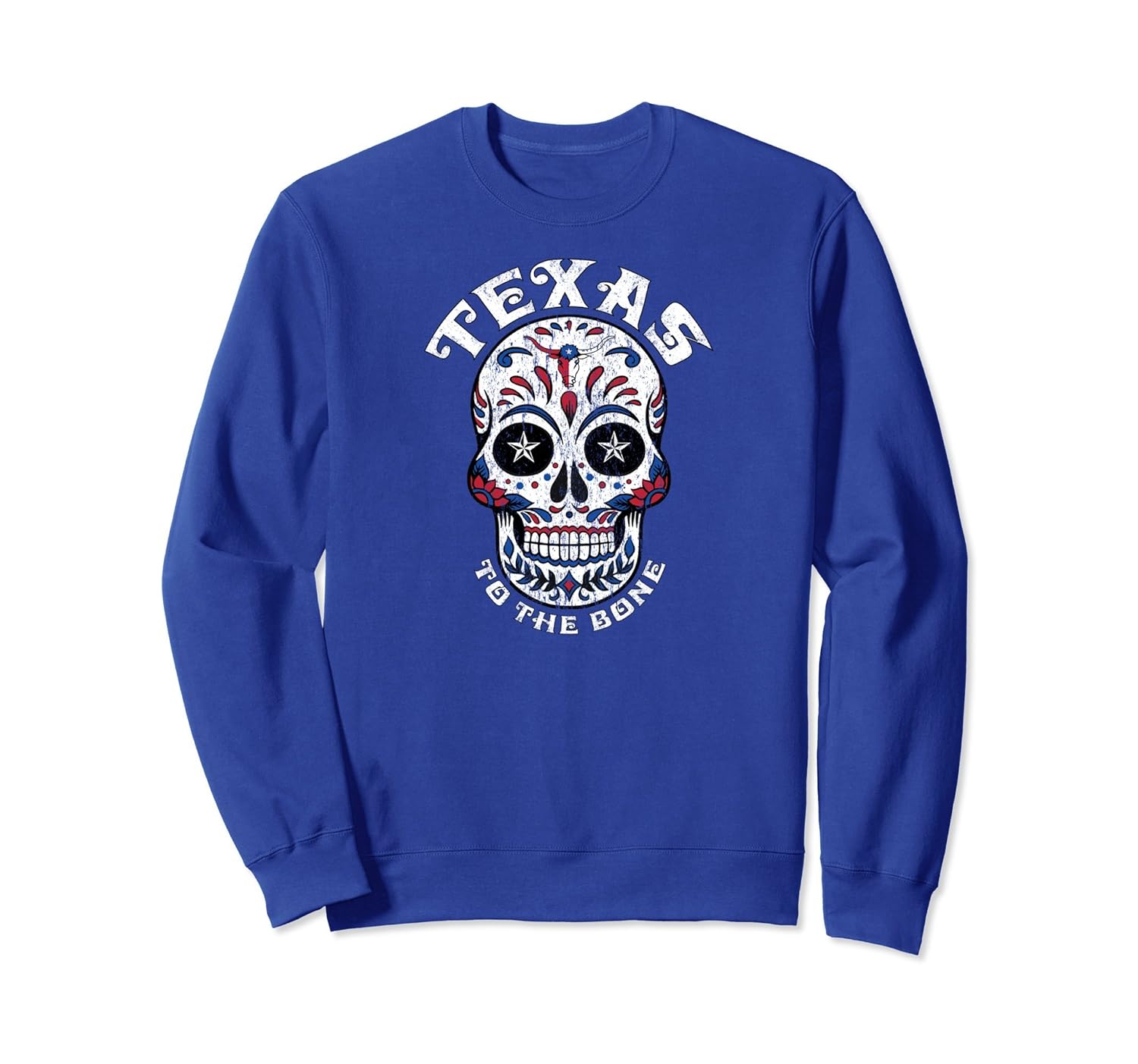 Texas to the Bone Bull Flag Sweatshirt-anz