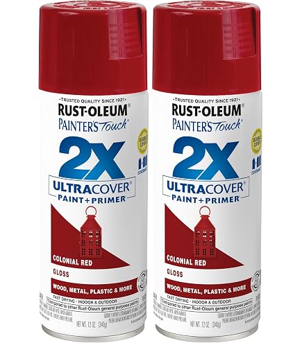 Rust-Oleum Stops Rust Spray Paint - Gloss Regal Red, 12 Oz Aerosol Can (Pack Of 6)
