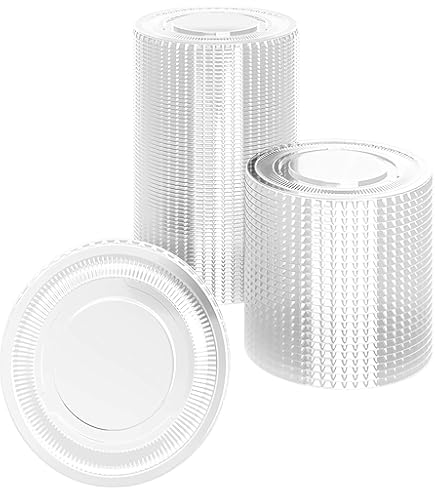 Dart Solo Disposable Souffle Cup Lid Clear Plastic 125 Ct PL200N